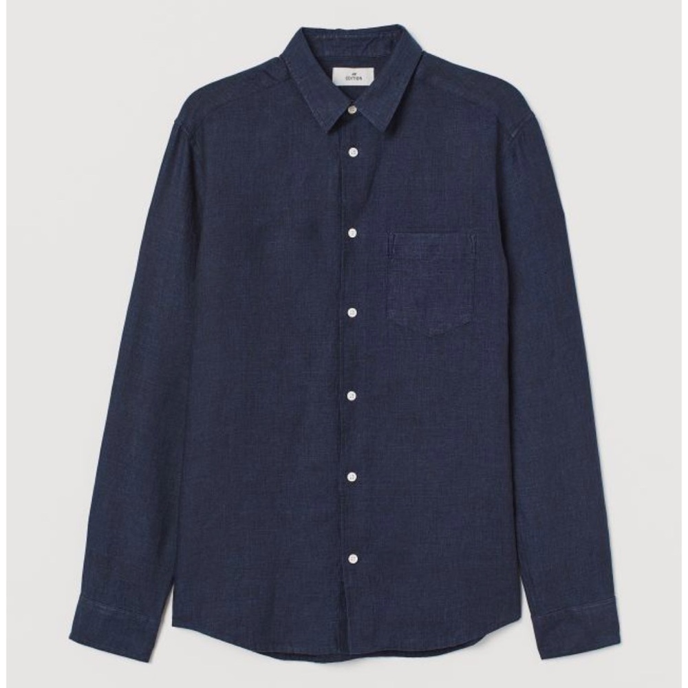 Navy Regular Fit Oxford Shirt